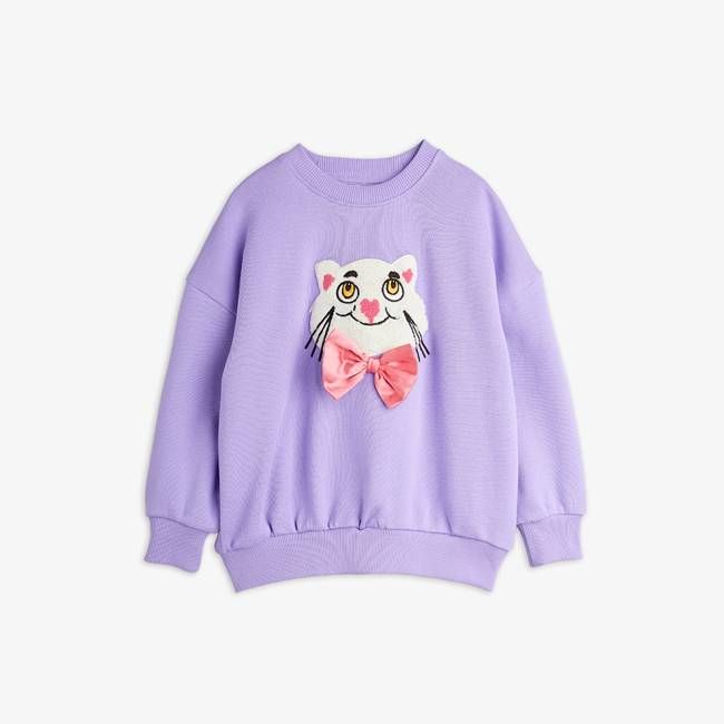 Cat chenille sweatshirt