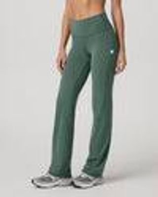 Vuori AllTheFeels™ Straight Leg - Short | Women's Agate Green Legging