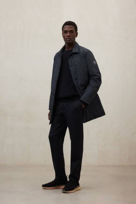 LONG DARK GREY ANCUA JACKET