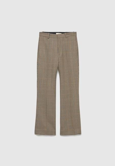 Credo Cropped Checked  Trouser