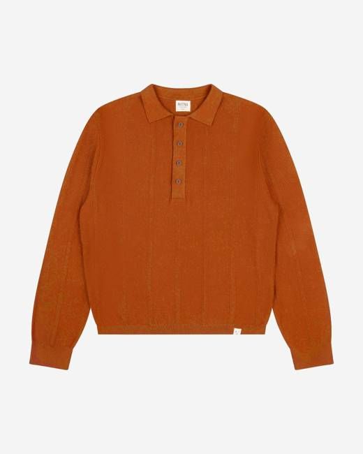 Polo Knit Sweater pecan