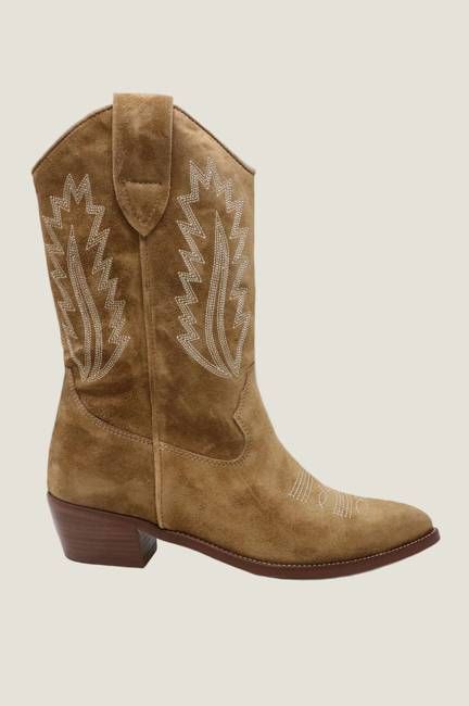 Camilla Cowboy Boots | Camel