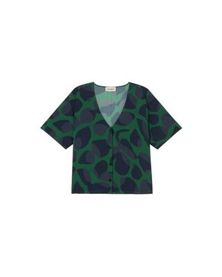 Green leaf Ecovero Libelula blouse