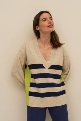 Wandle V Neck Merino Jumper