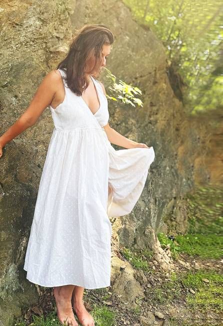 Alessia Dress in Swiss Ellipse