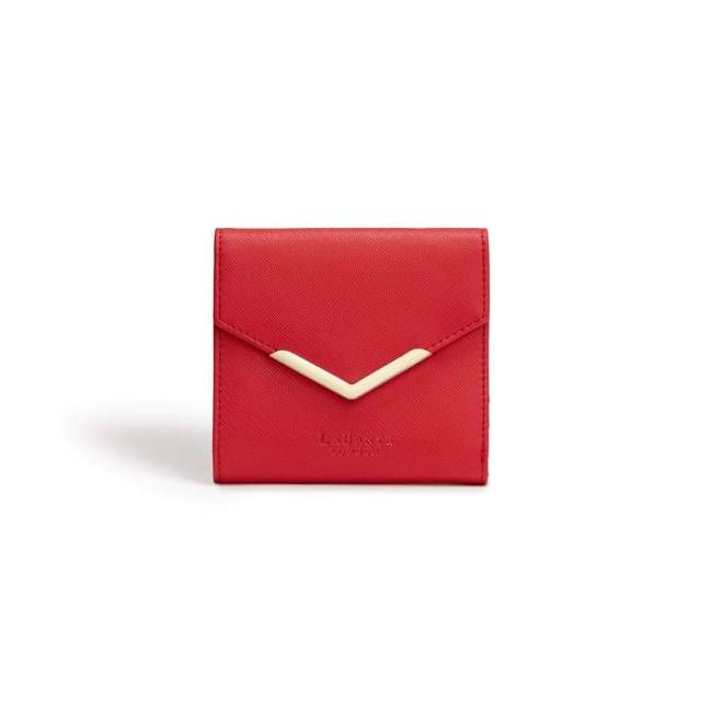 Diana Red Small Vegan Bifold Purse (Pre-Order for March 2025)