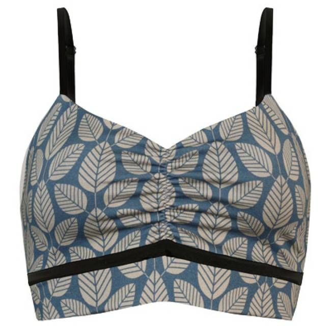 Bio Bustier Yoga Lövskog grau/blau - kaufen