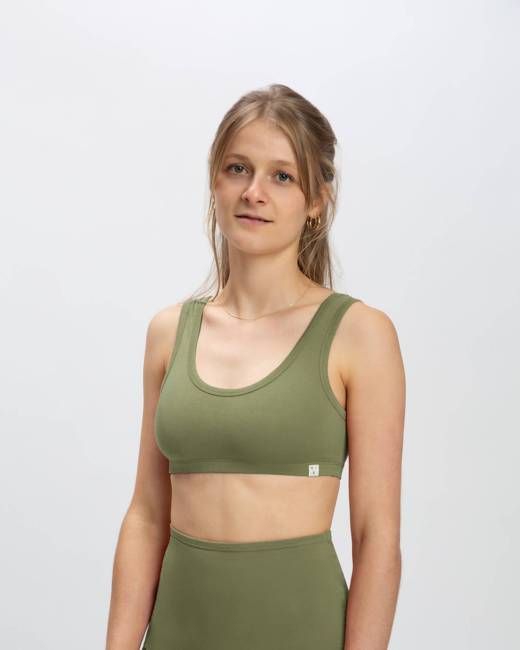 Basic Bra olive