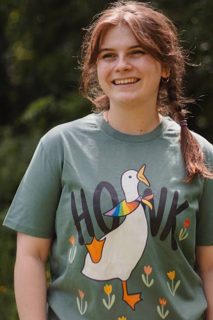 Honk Pride Charity Tee, Green
