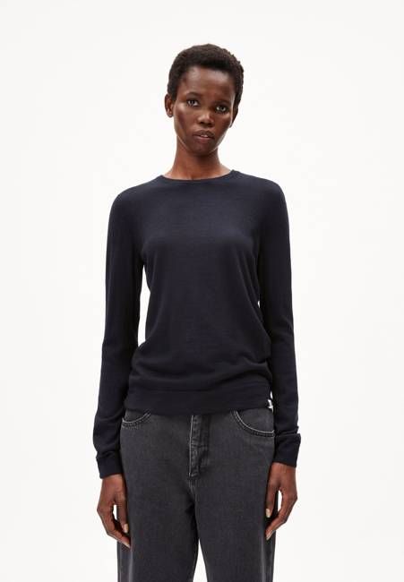 ELDIAA MERINO KNIT SWEATER | night sky