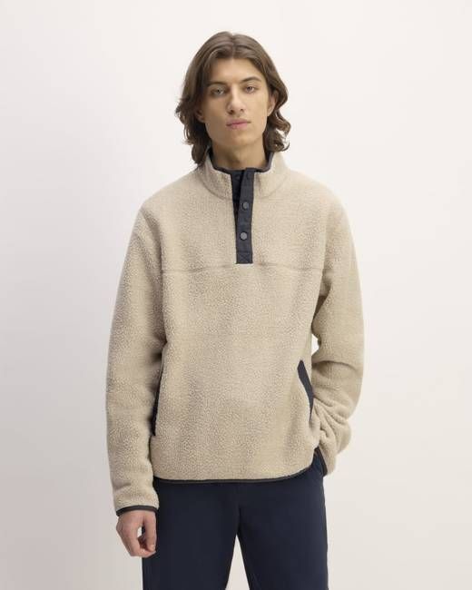 The ReNew Fleece Pullover | Oatmeal