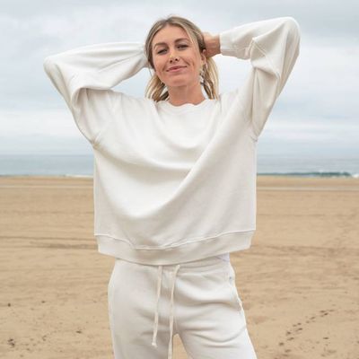 Womens Oversized French Terry Sweatshirt