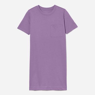 The Organic Cotton Weekend Tee Dress | Dark Orchid