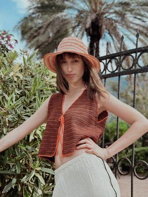 Sun and Love Brown Vest - Chillax.co