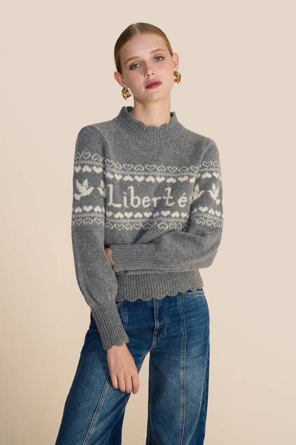 Liberté Grey Jumper