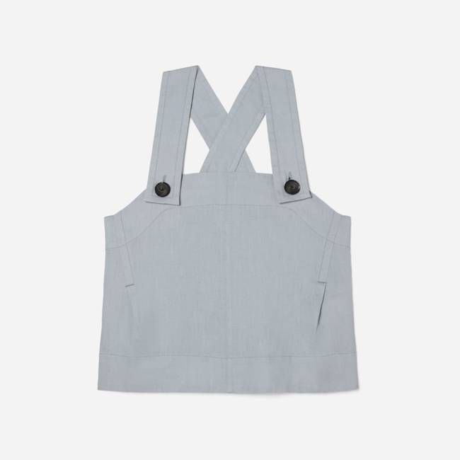 The Apron Linen Tank | Sky