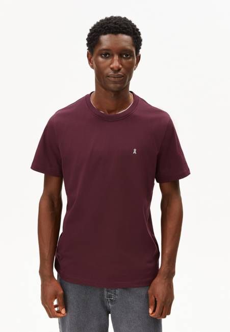 LAARON T-SHIRT | dark cranberry