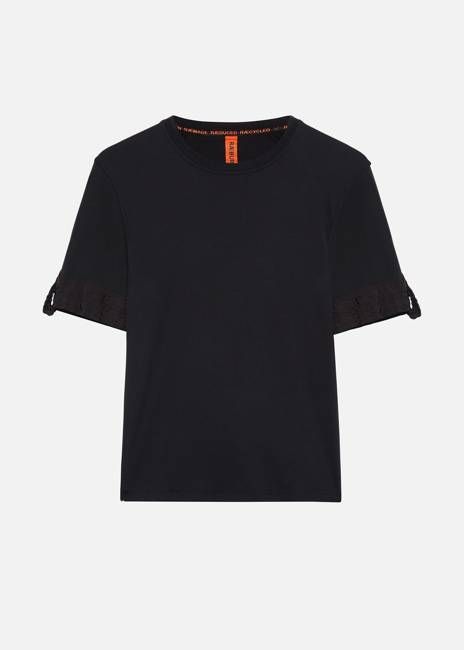 AIR BRAKE CUFF TEE BLACK