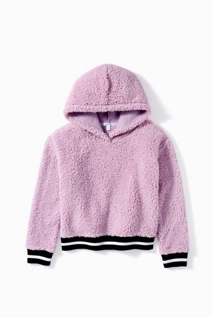 Lilac Sherpa Hoodie - FINAL SALE