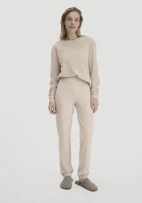Terry cloth lounge pants PURE COTTON made from pure organic cotton