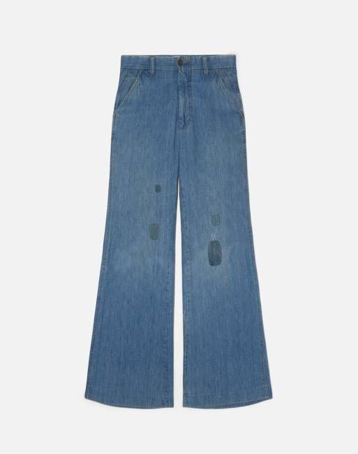 Vintage 70's Patchwork Levi's Wide Leg Trouser - #1589