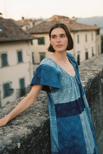 The Ambre Dress | Indigo Blues