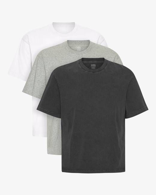 Oversized Organic Tee - Mixed 07 (3-Pack)