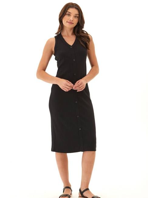 Micah Organic Rib Tank Midi Dress
