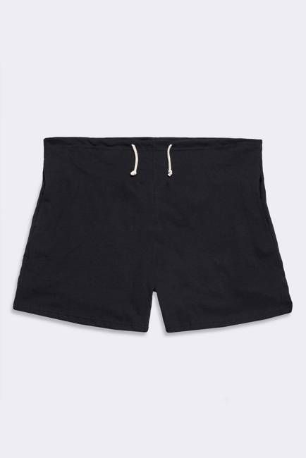 Women's Organic Drawstring Only Lounge Shorts in Black