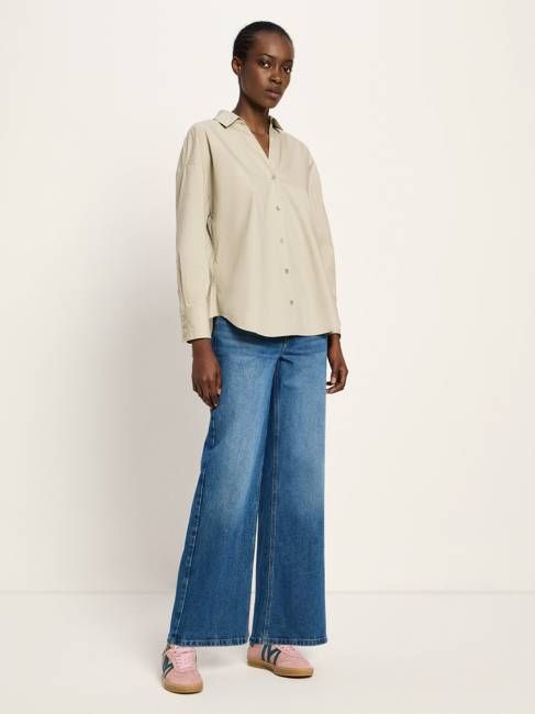 Oversize Hemdbluse (GOTS)