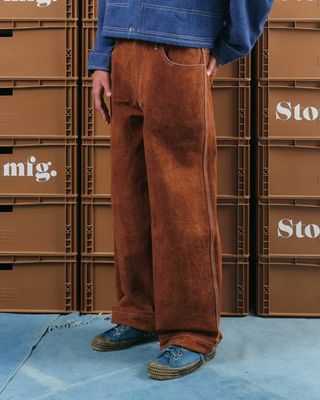 Poetry Pants - Brown Wonky-Wear