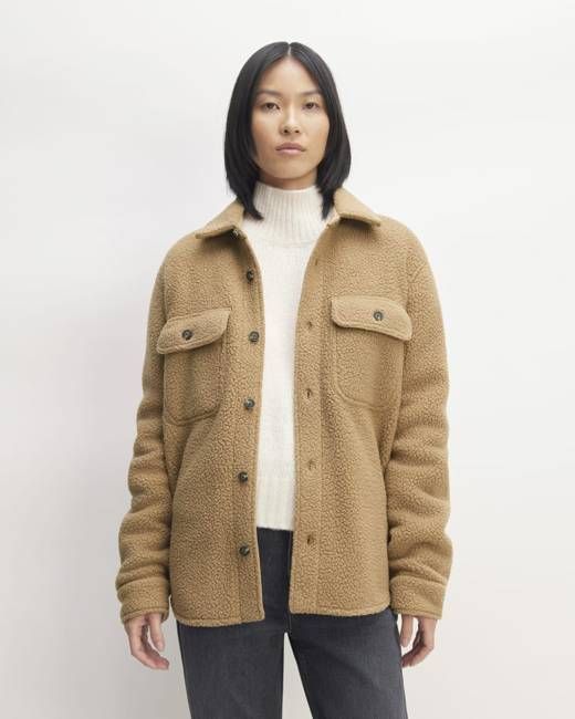 The ReNew Fleece Everyone Overshirt | Tiger's Eye