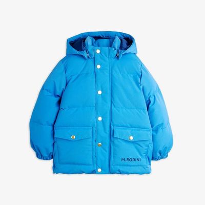 Solid heavy puffer jacket