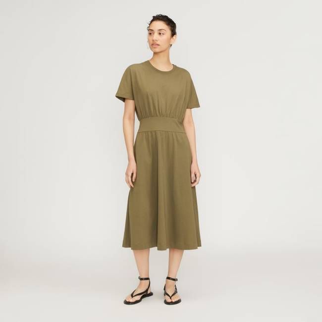 The Organic Cotton Waisted Dress | Kalamata
