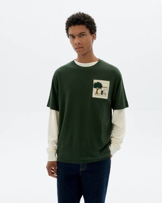 Embroidered house Aaron t-shirt