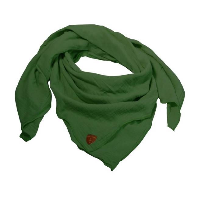 Musselin-Tuch / Mull-Halstuch Skarna Urte (grøn)