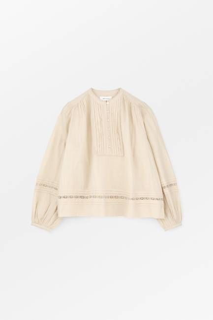 Leaf shirt - Antique beige