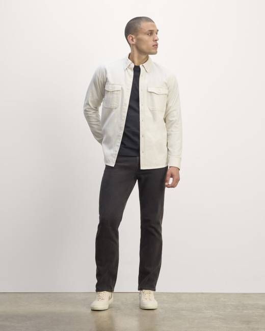 The Organic Cotton Straight-Leg Jean | Washed Black