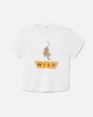 1950s Boxy Tee Wild - Optic White