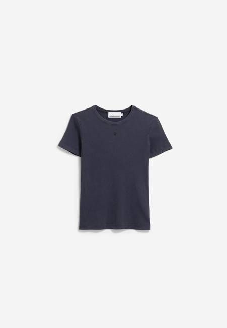 GMT DYE RIB T-SHIRT | tinted navy