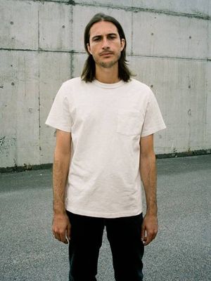 Roy Heavy Slub Ecru regular fit tee | Nudie Jeans