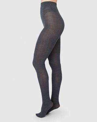 Ylva Fishbone Wool Tights