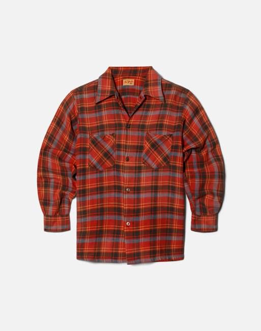 50s Flannel Shirt -#1199
