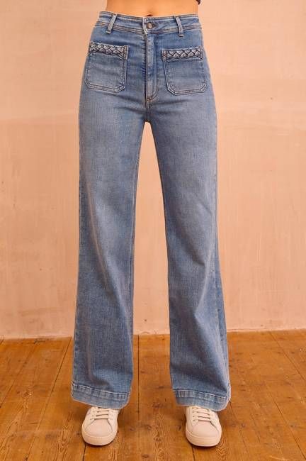 MAISON HOTEL Willie Giulietta Jean | Light Blue