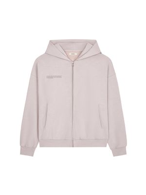 Archive Womens Natural Dye Zipped Hoodie—daylight purple