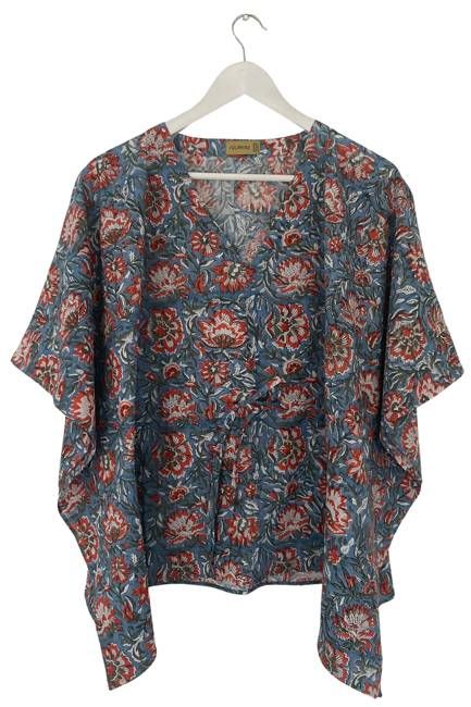 NEW! Block Print Kaftan Top No. 109