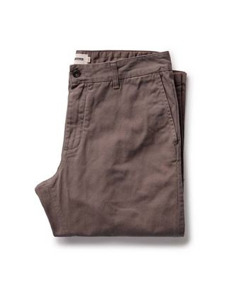The Straight Foundation Pant in Organic Espresso