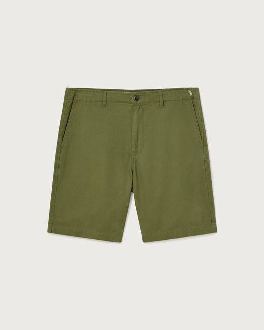 Green hemp Alex bermuda shorts