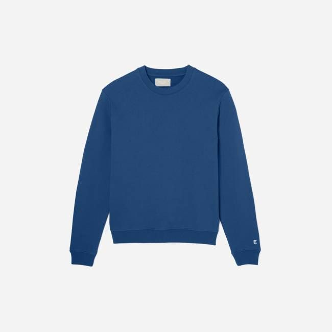The Track Crewneck Sweatshirt | Deep Blue