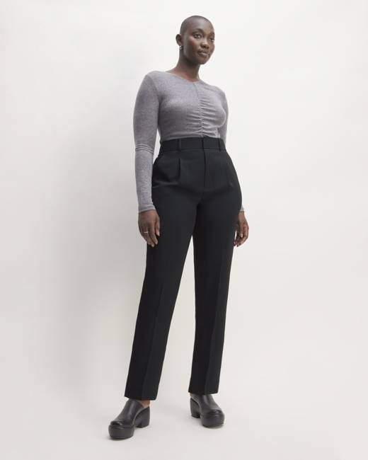 The Japanese GoWeave Way-High® Tapered Pant | Black